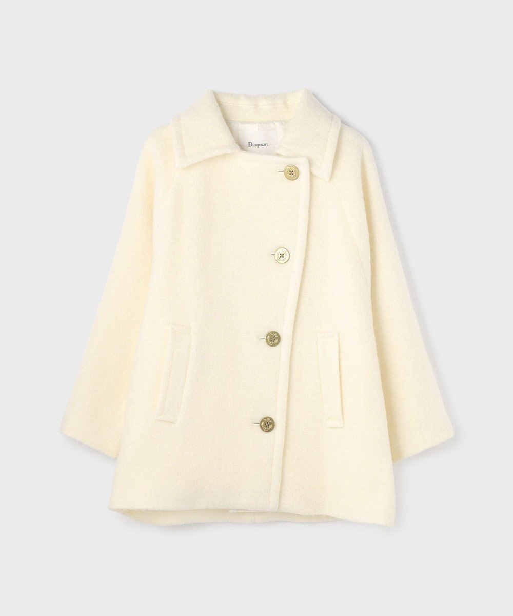 GRACE CONTINENTAL シャギ－ハ－フコ－ト 