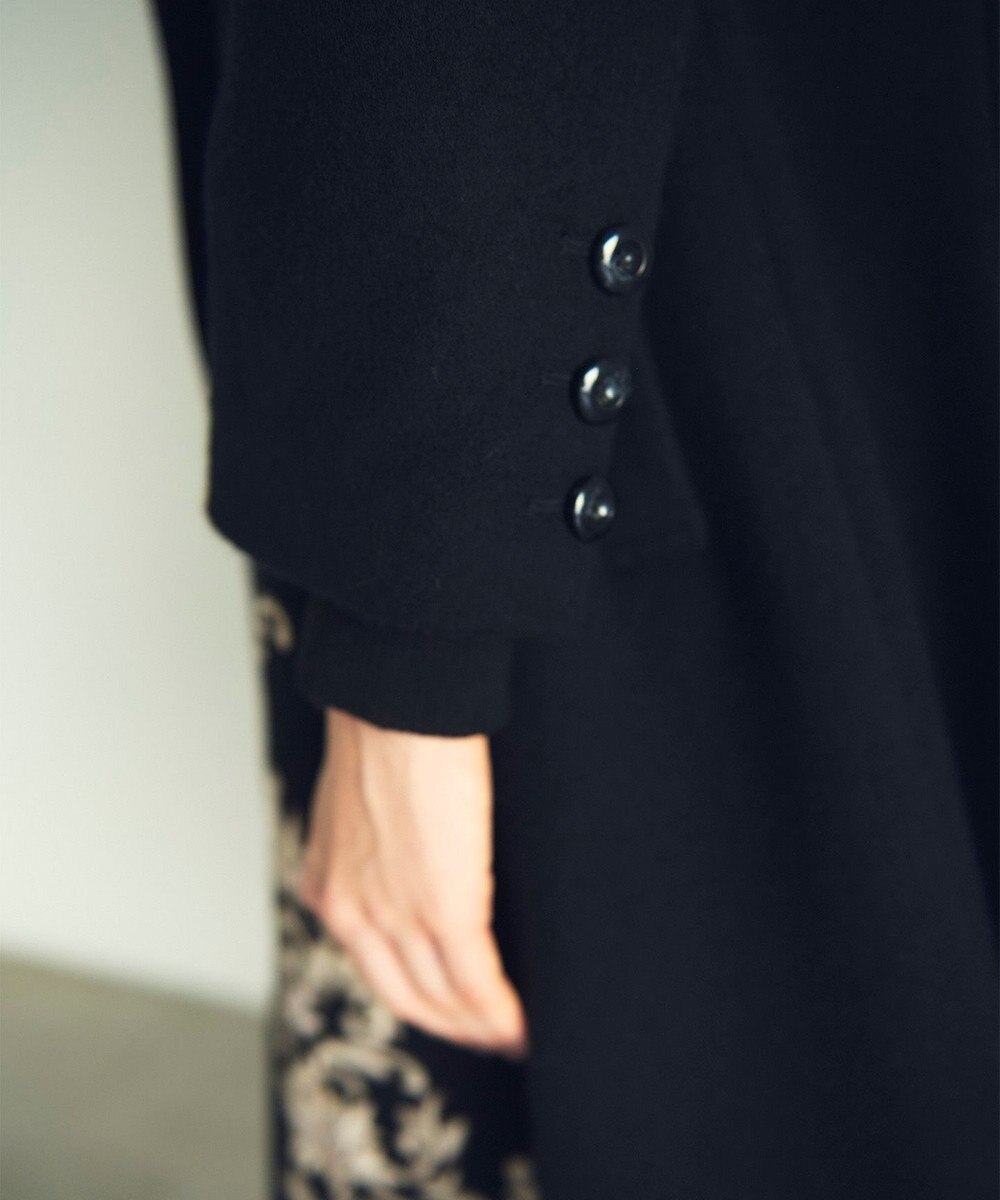 GRACE CONTINENTAL 刺繍ウールコート 