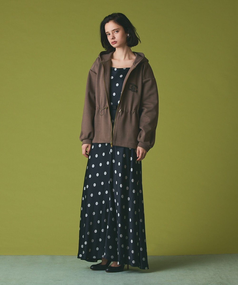 GRACE CONTINENTAL ドットジャガードドレス