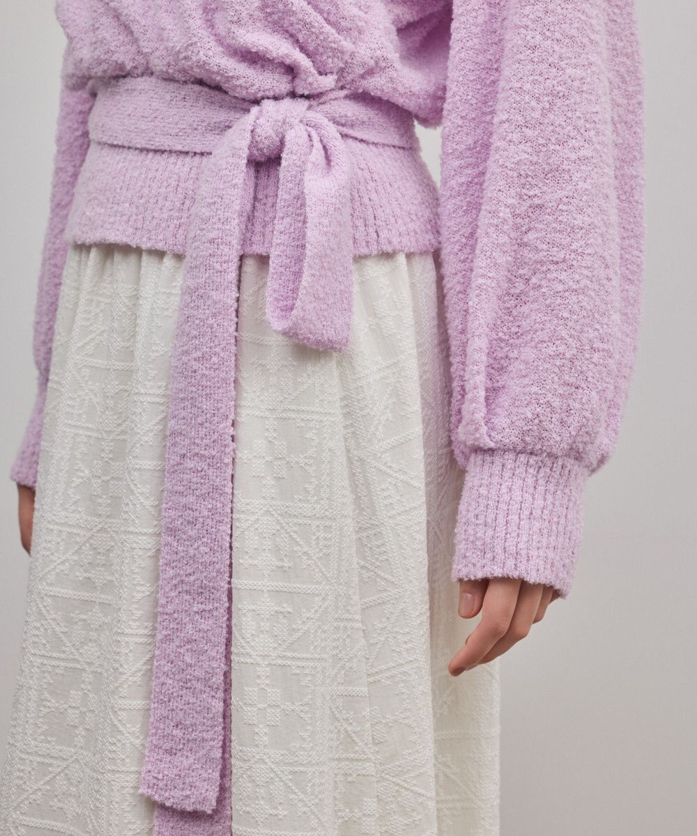 GRACE CONTINENTAL カシュクールニットトップ 