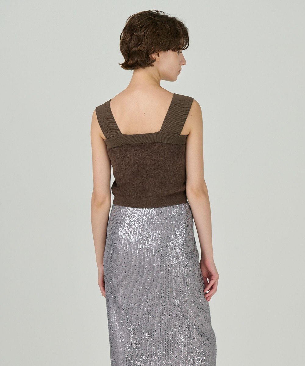 GRACE CONTINENTAL モールニットベアトップ 