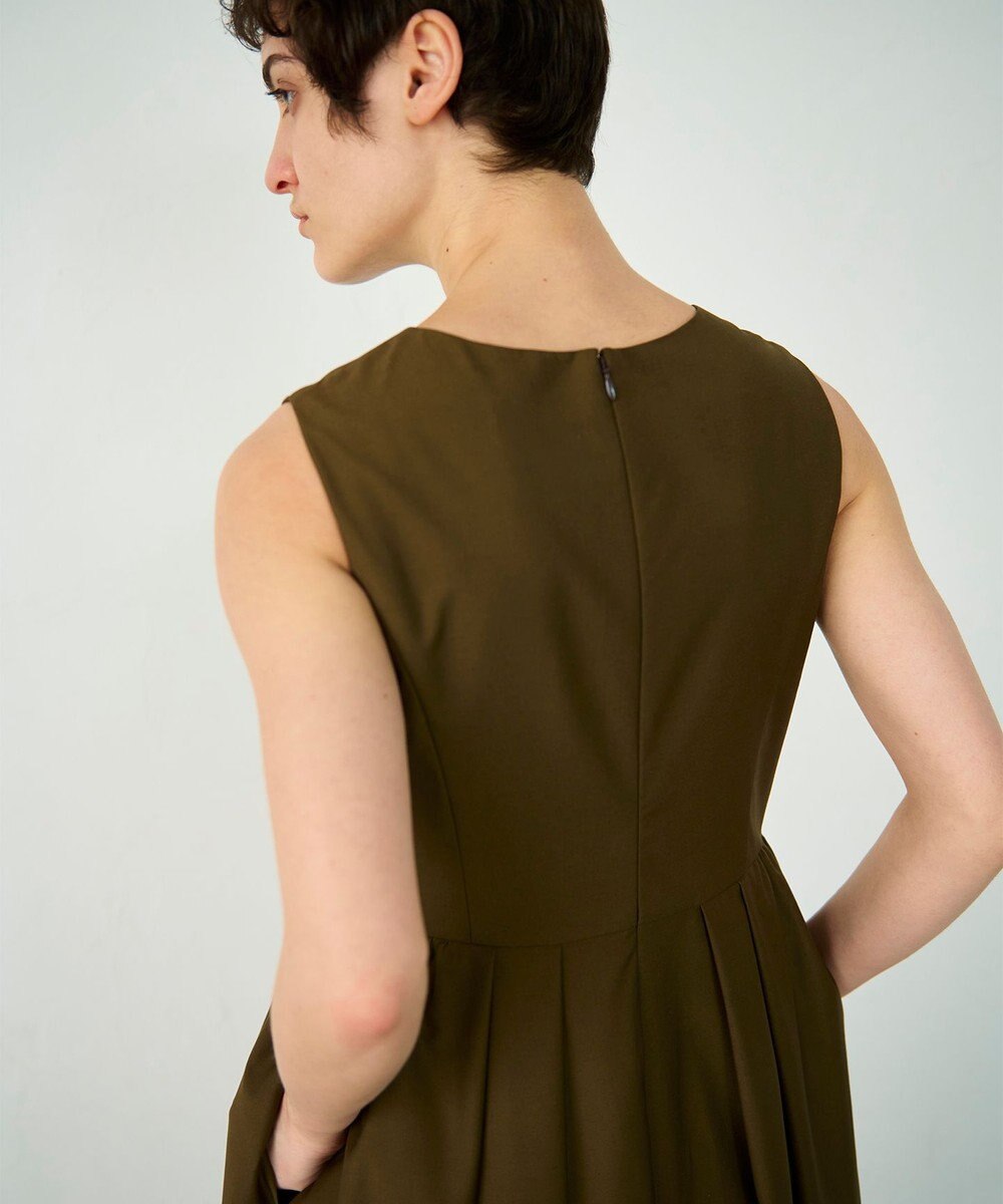 GRACE CONTINENTAL タックフレアロングワンピース