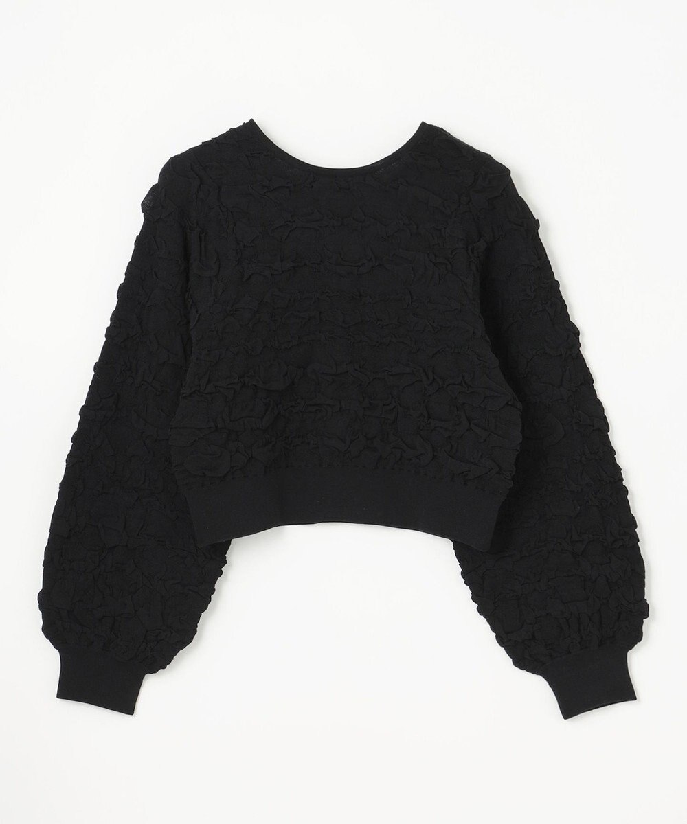 GRACE CONTINENTAL フクレジャガードニットトップ 