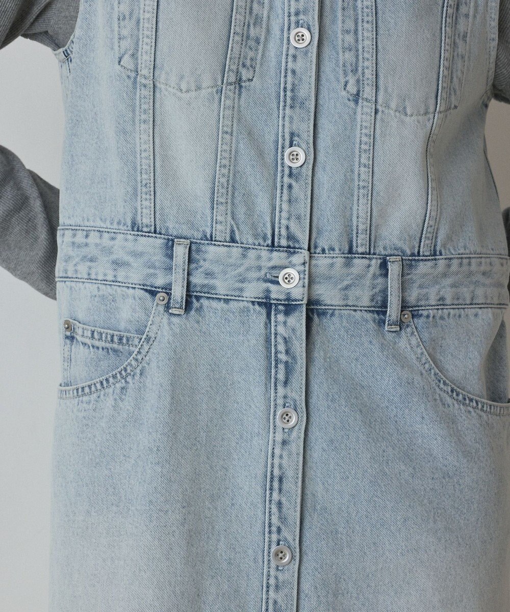 GRACE CONTINENTAL デニムロングジレワンピース 