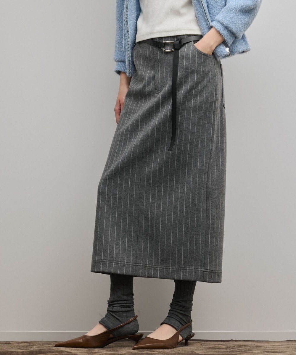 GRACE CONTINENTAL ジャージタイトスカート 