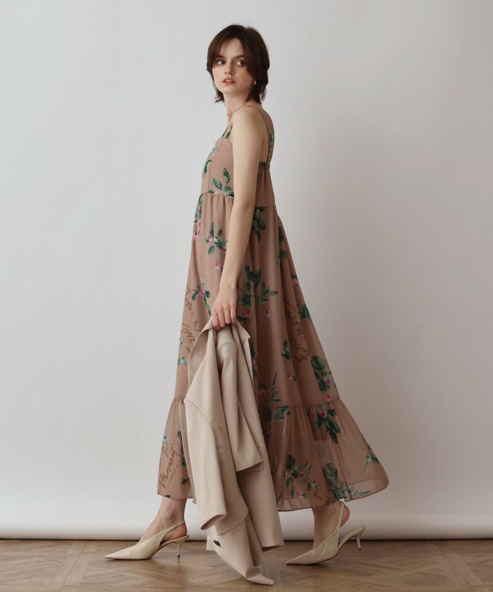 GRACE CONTINENTAL プリントセパレートワンピース 