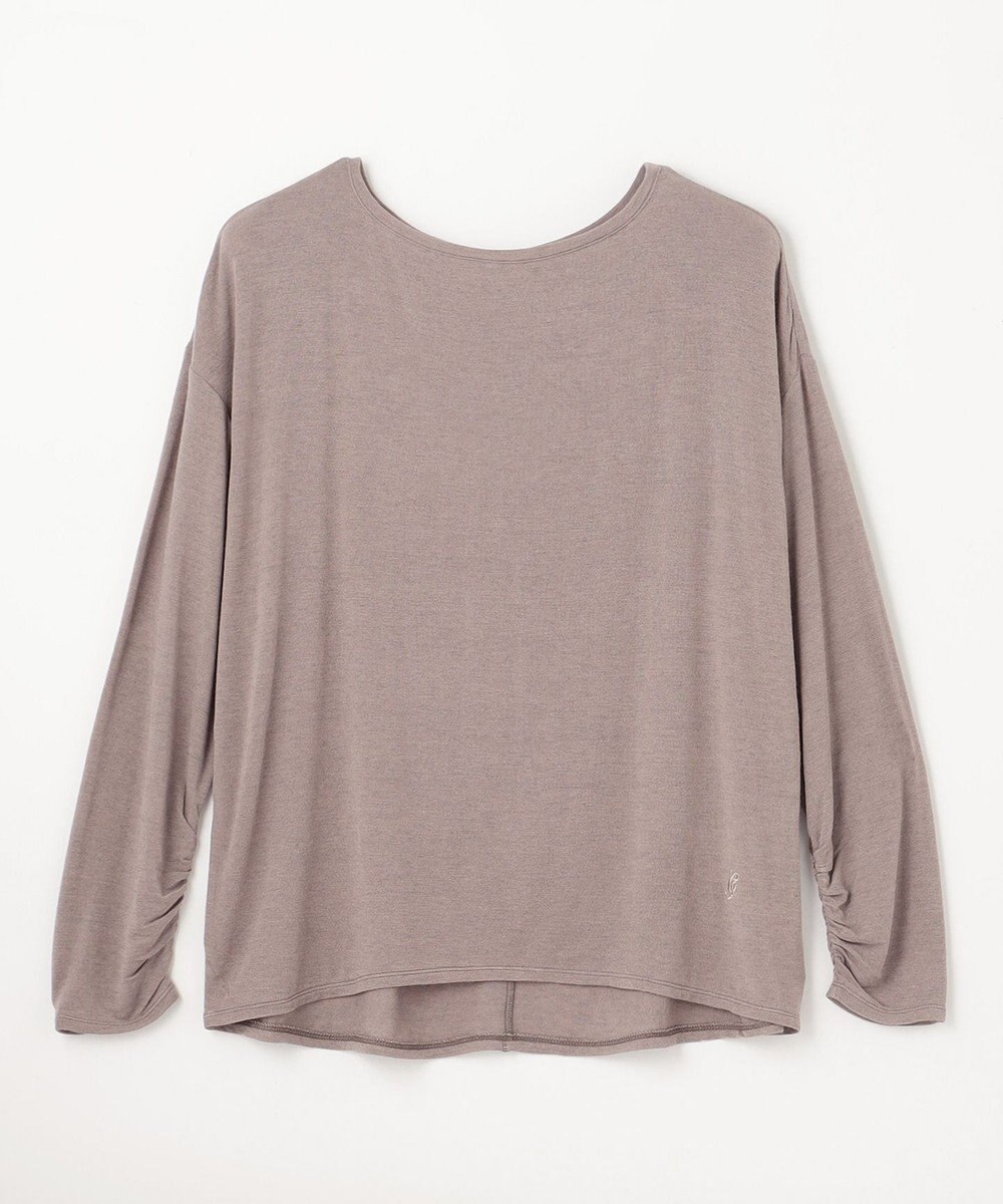 GRACE CONTINENTAL ロゴ刺繍カットトップ 