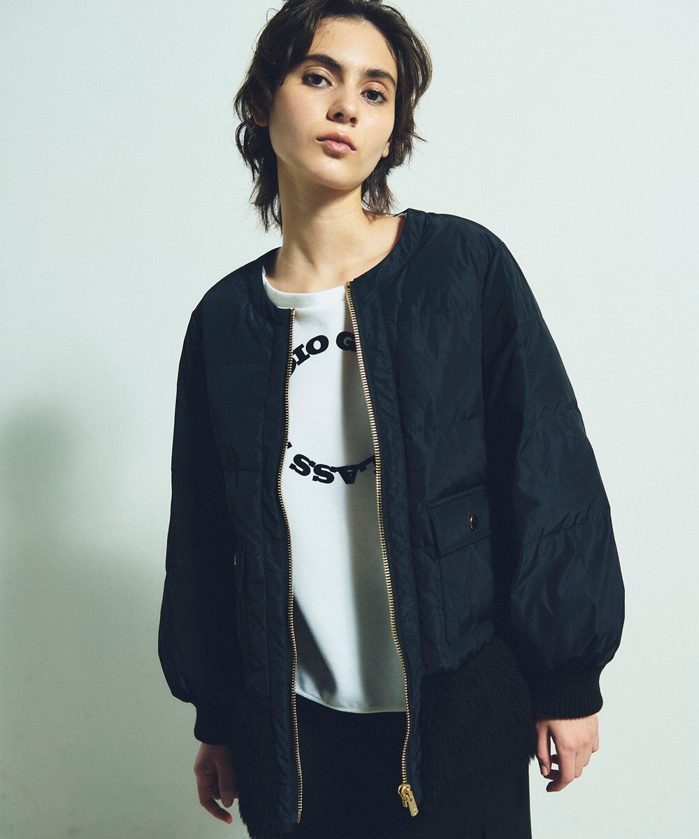 GRACE CONTINENTAL ボアコンビダウンジャケット