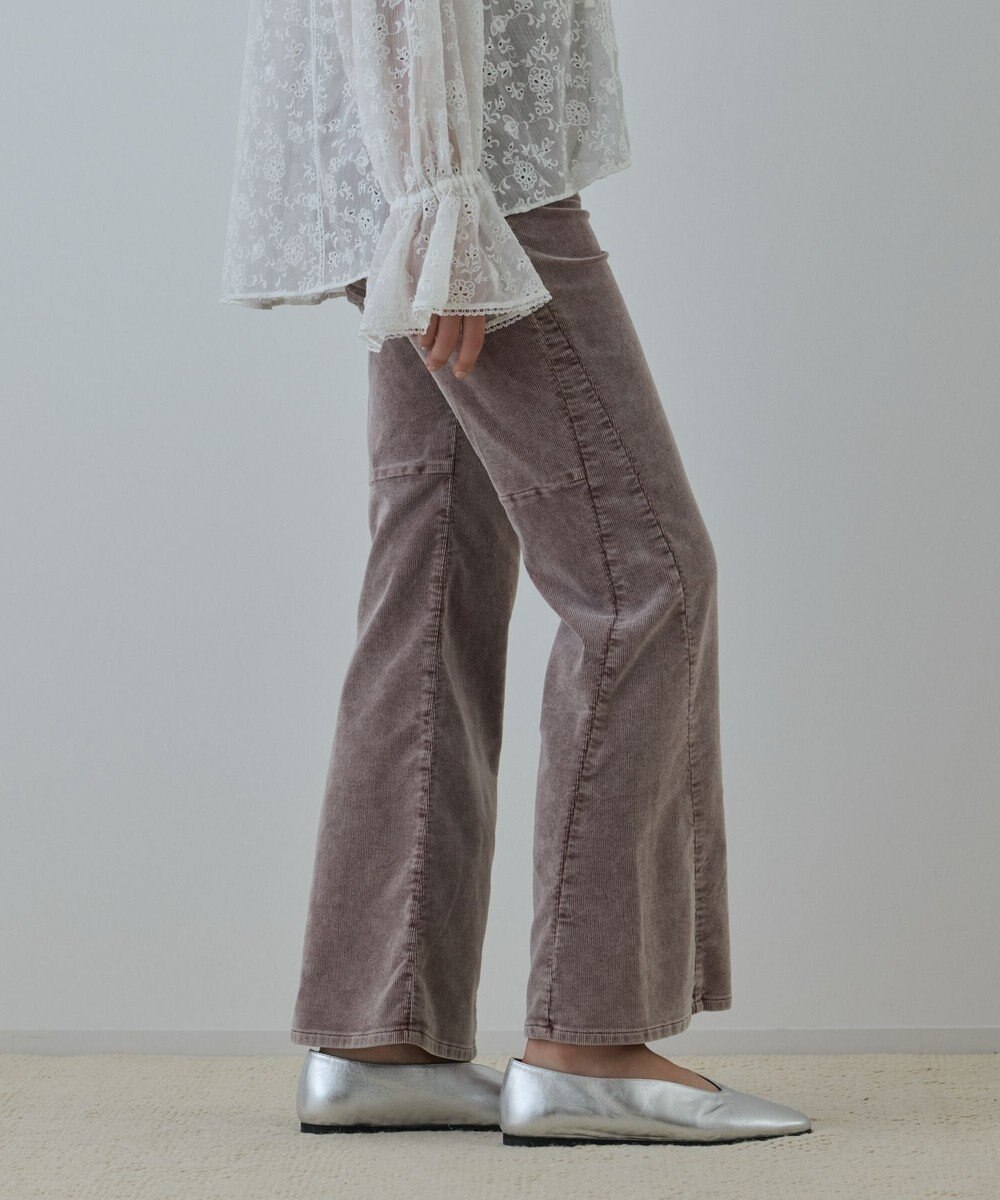 GRACE CONTINENTAL コーデュロイフレアパンツ 