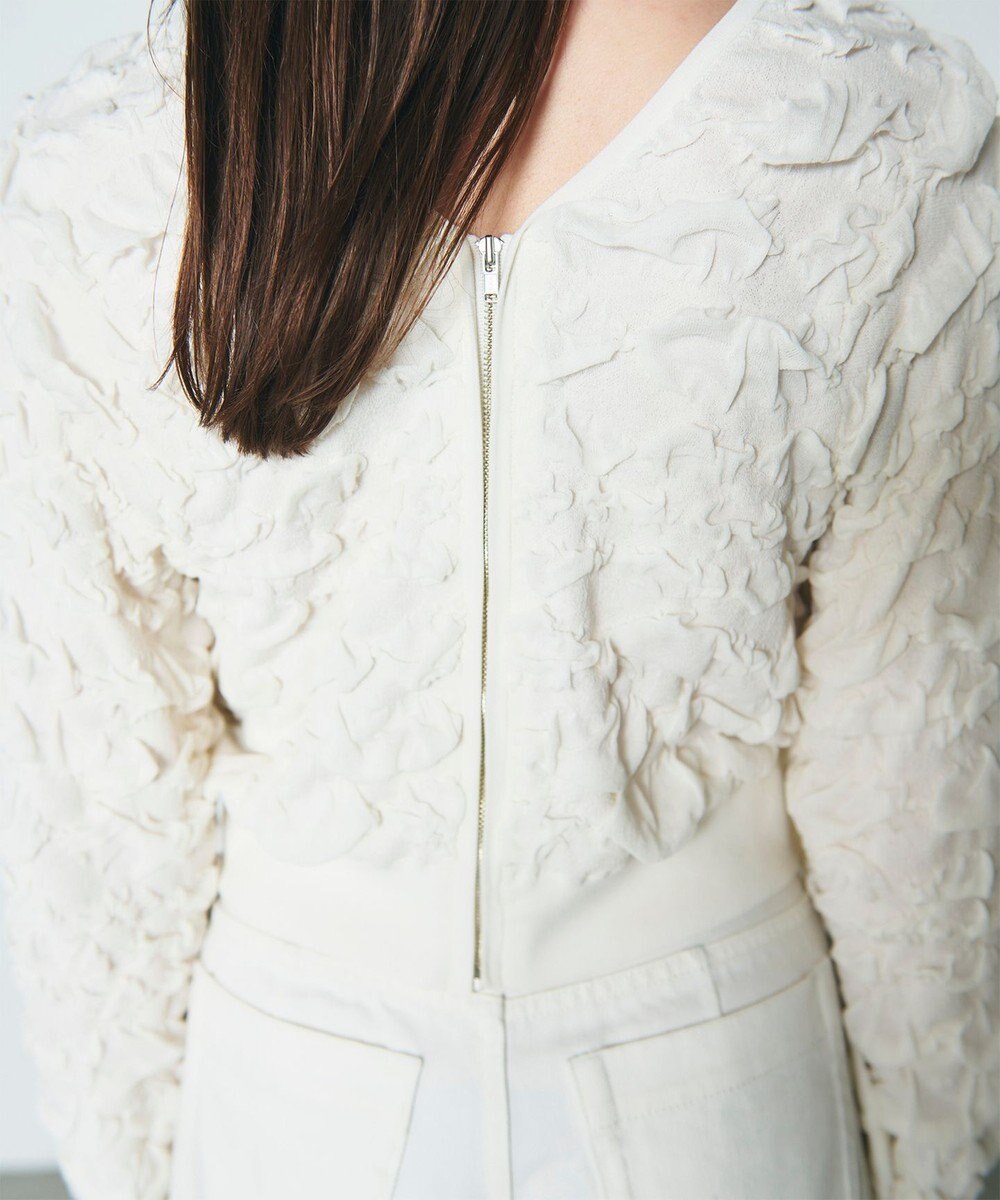 GRACE CONTINENTAL フクレジャガードニットトップ 