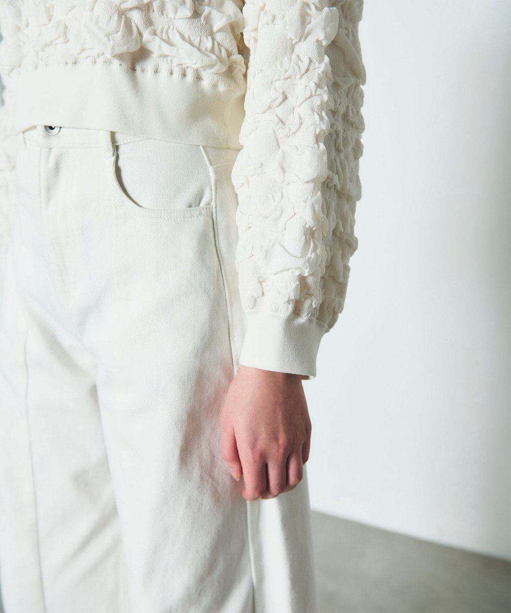 GRACE CONTINENTAL フクレジャガードニットトップ 