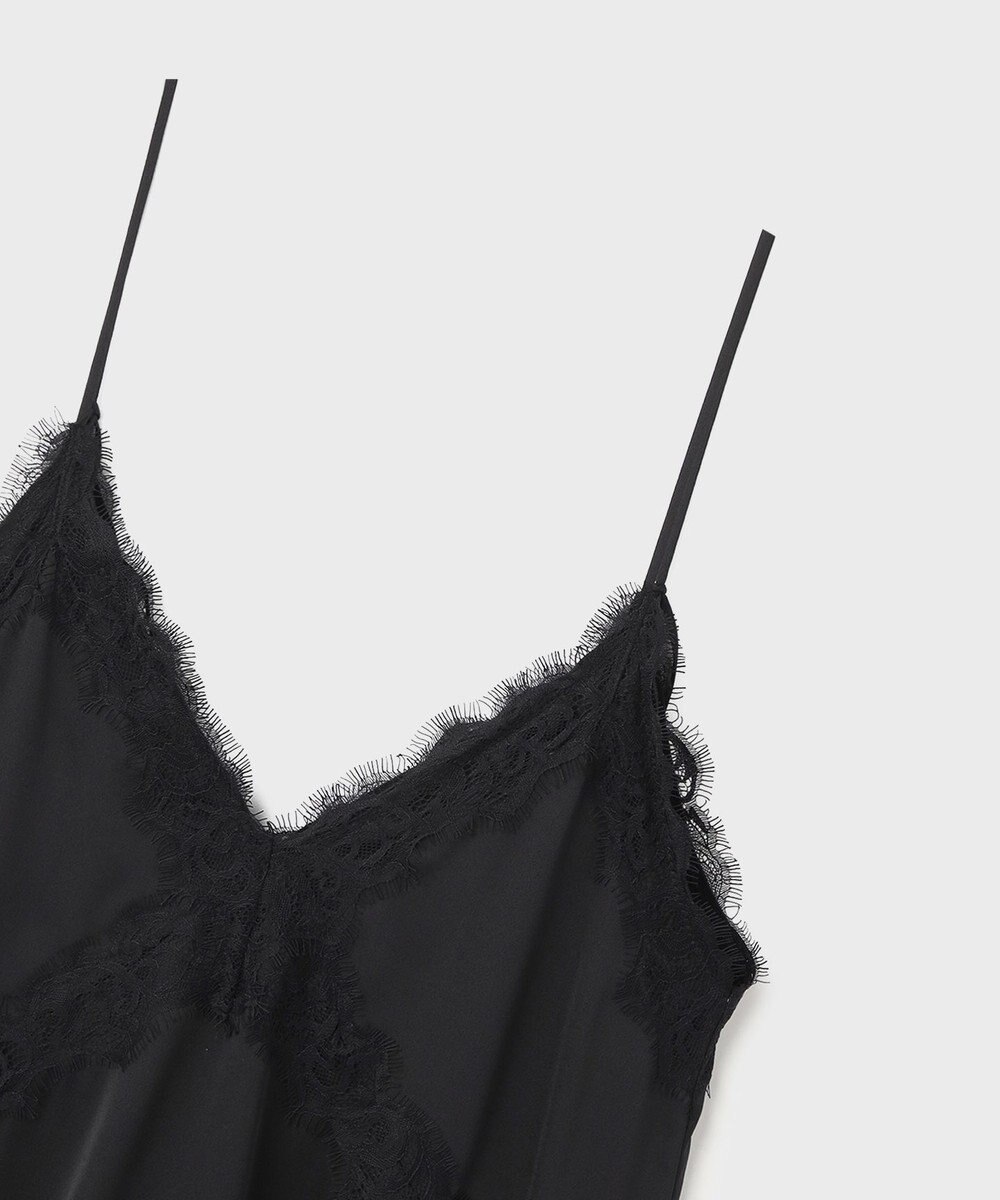 GRACE CONTINENTAL サテンレースキャミ 