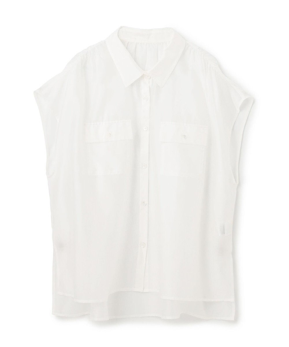 GRACE CONTINENTAL ギャザーシャツ