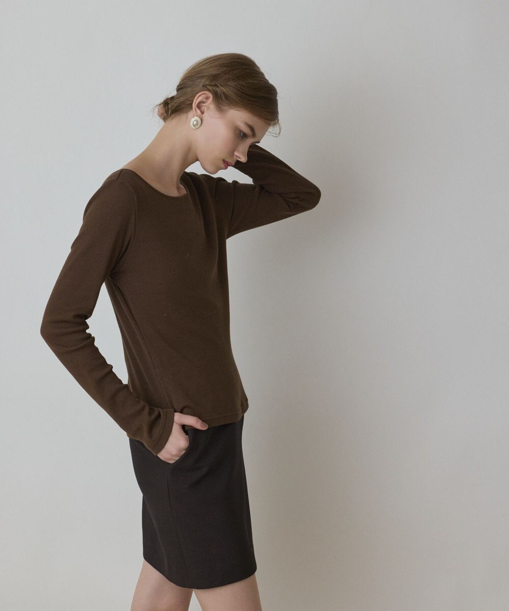 GRACE CONTINENTAL ウ－ルコットンテレコトップ 