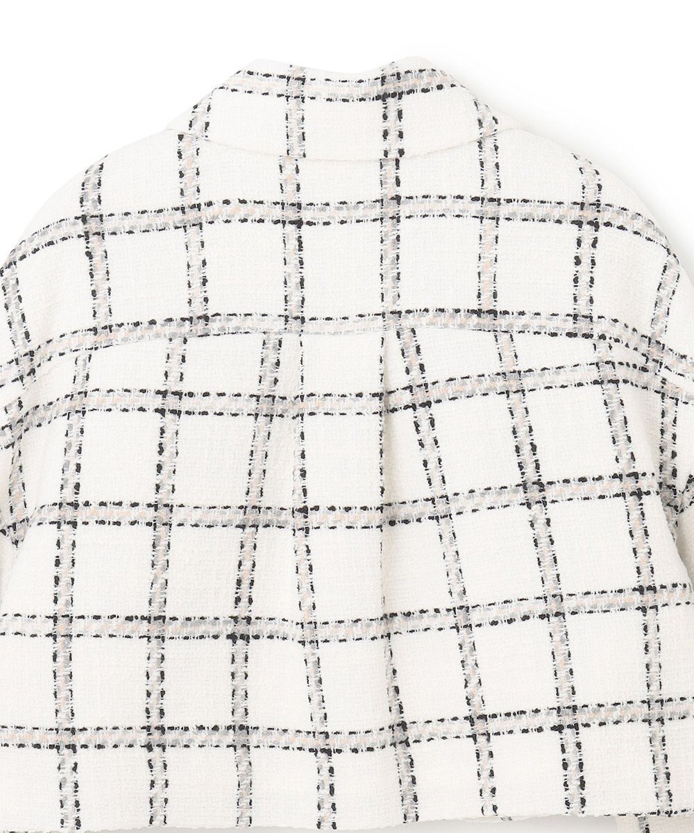 GRACE CONTINENTAL チェックツイードショートジャケット 