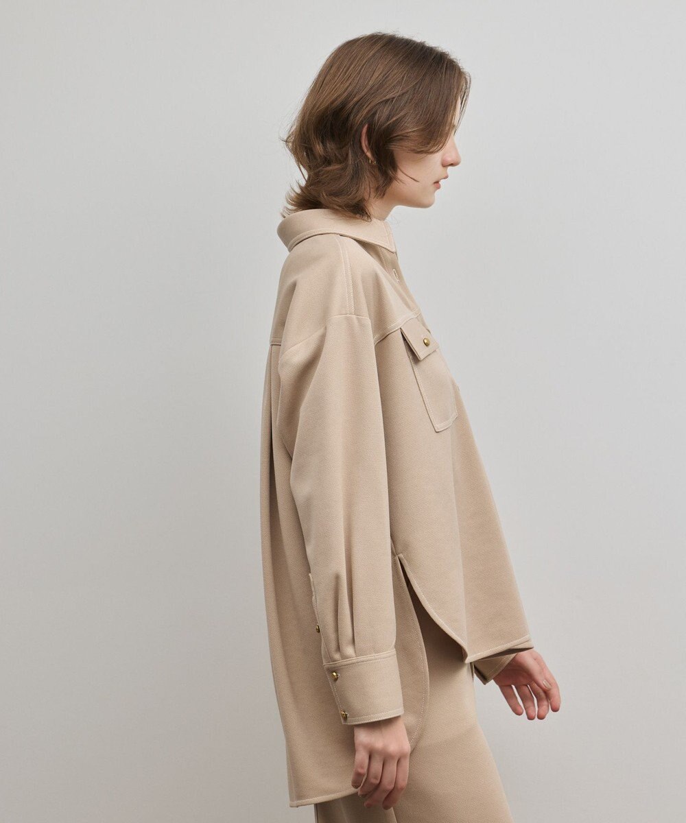 GRACE CONTINENTAL ジャージビッグシャツ 