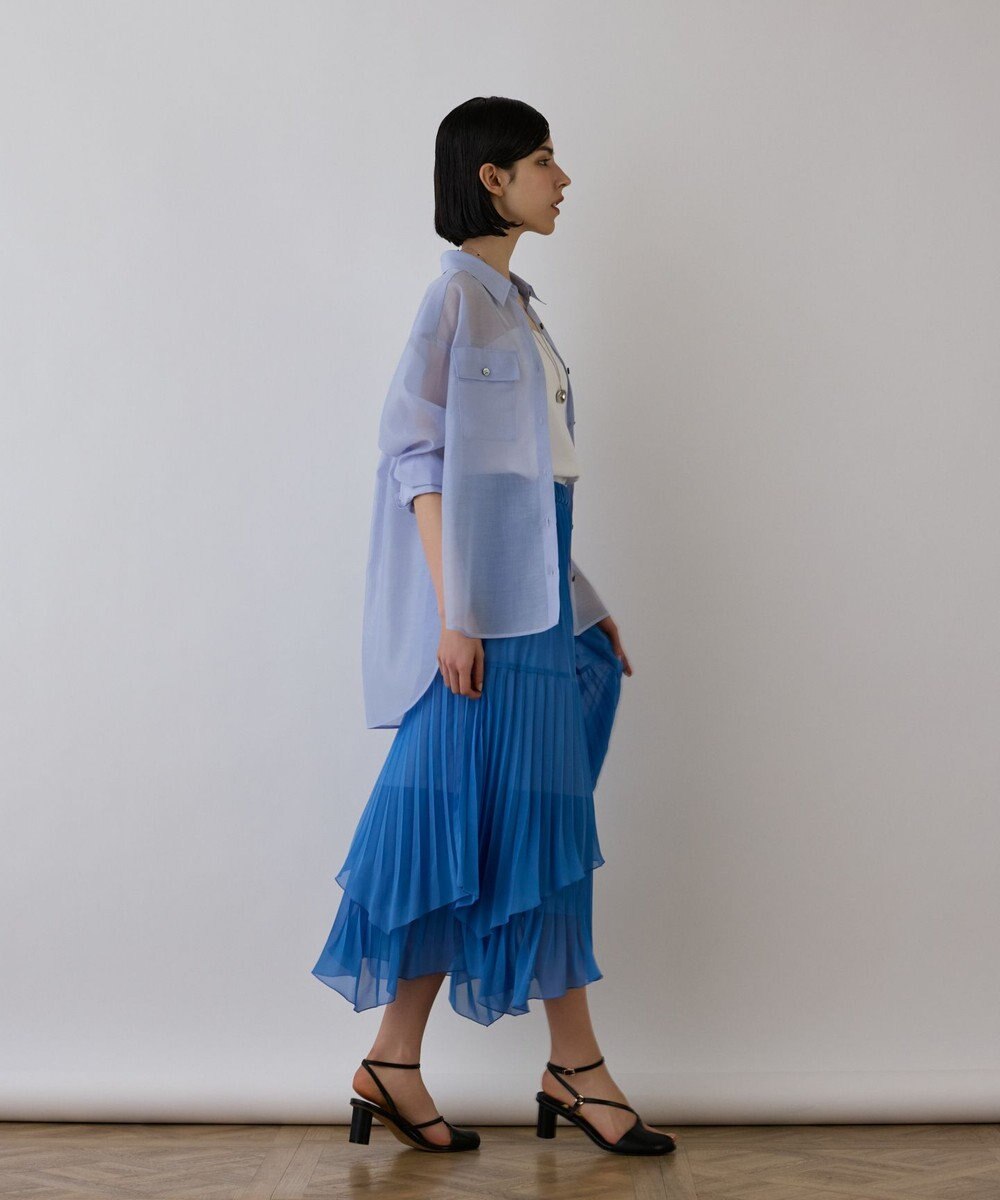GRACE CONTINENTAL イレギュラープリーツスカート