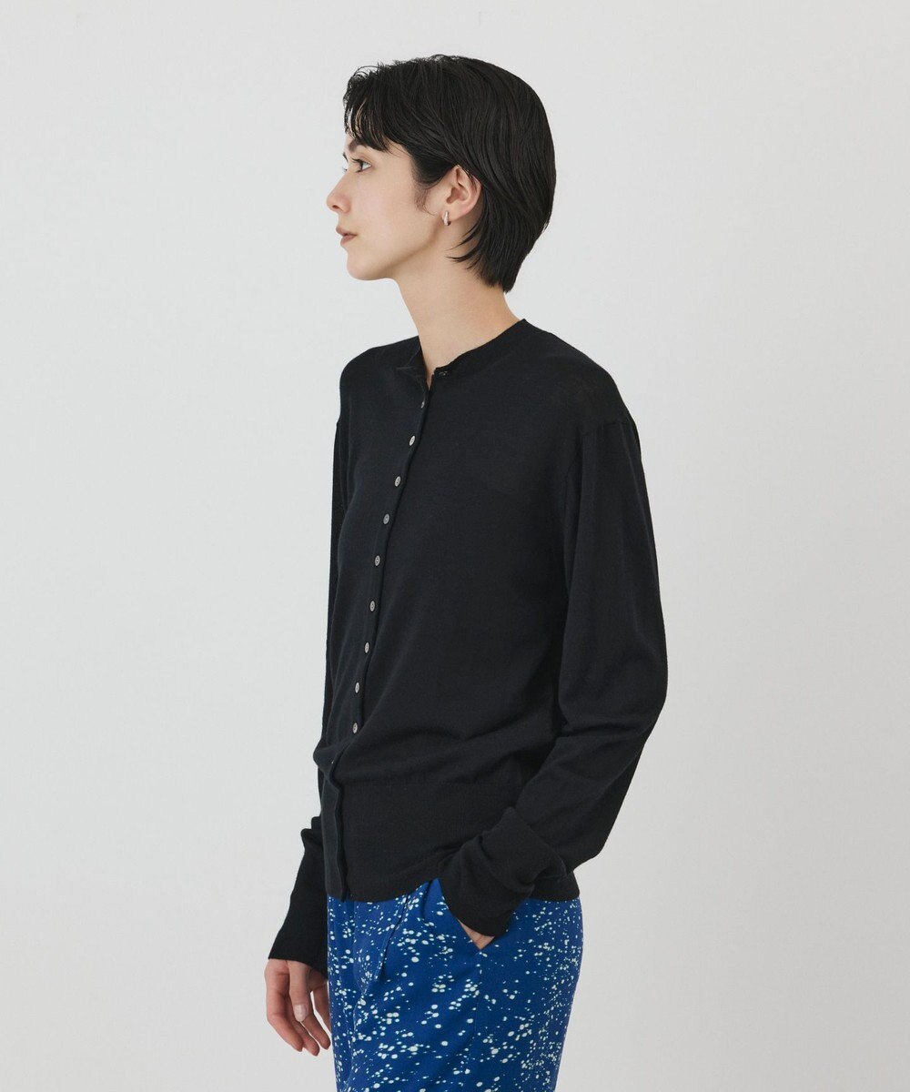 GRACE CONTINENTAL ウールシルクニットカーディガン 