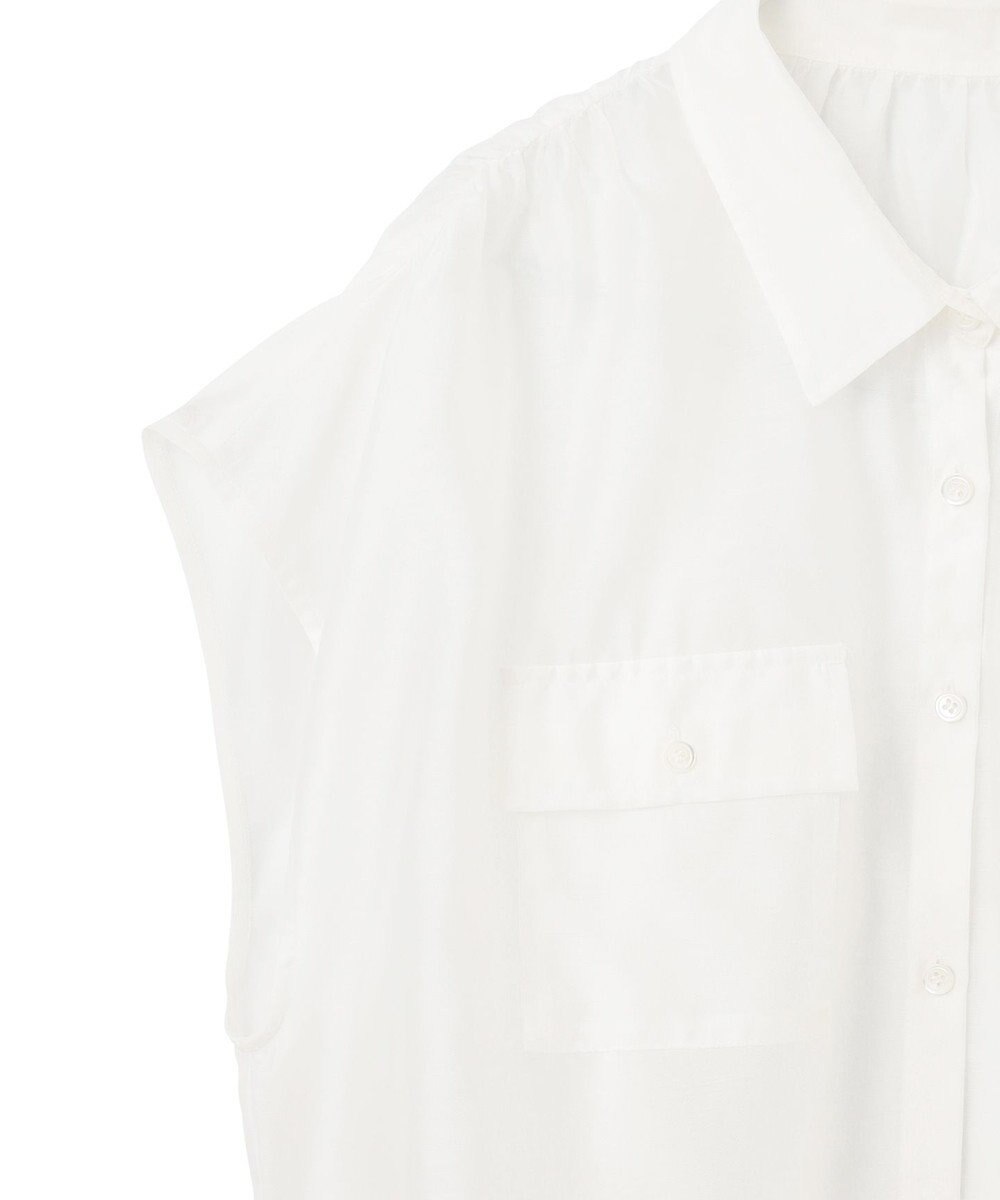 GRACE CONTINENTAL ギャザーシャツ