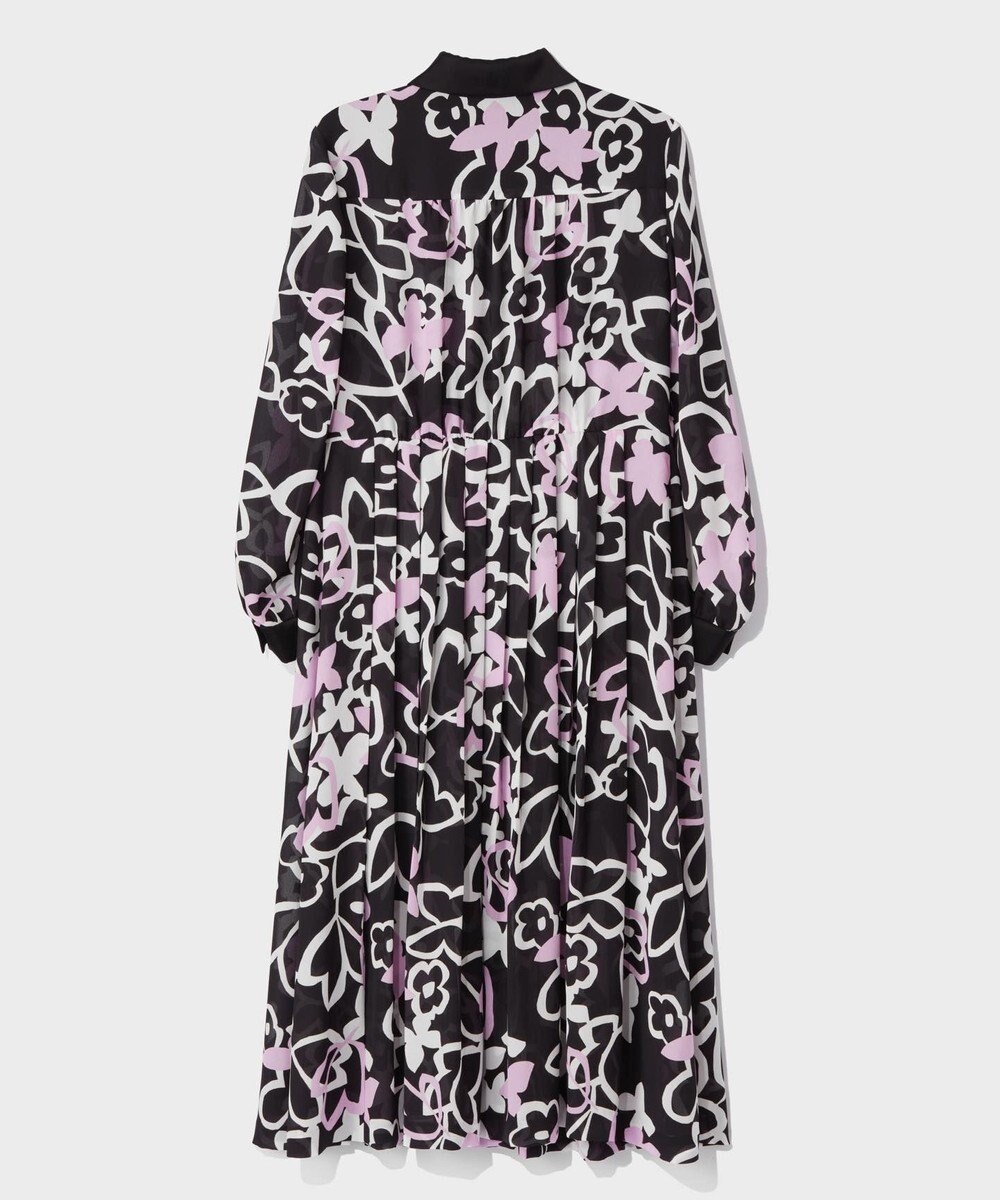 GRACE CONTINENTAL キカフラワープリーツドレス