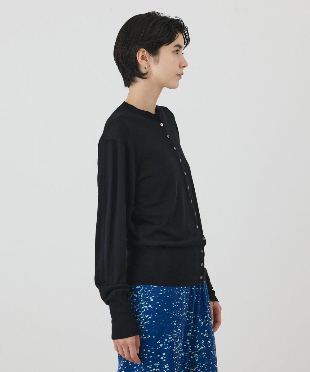 GRACE CONTINENTAL ウールシルクニットカーディガン 