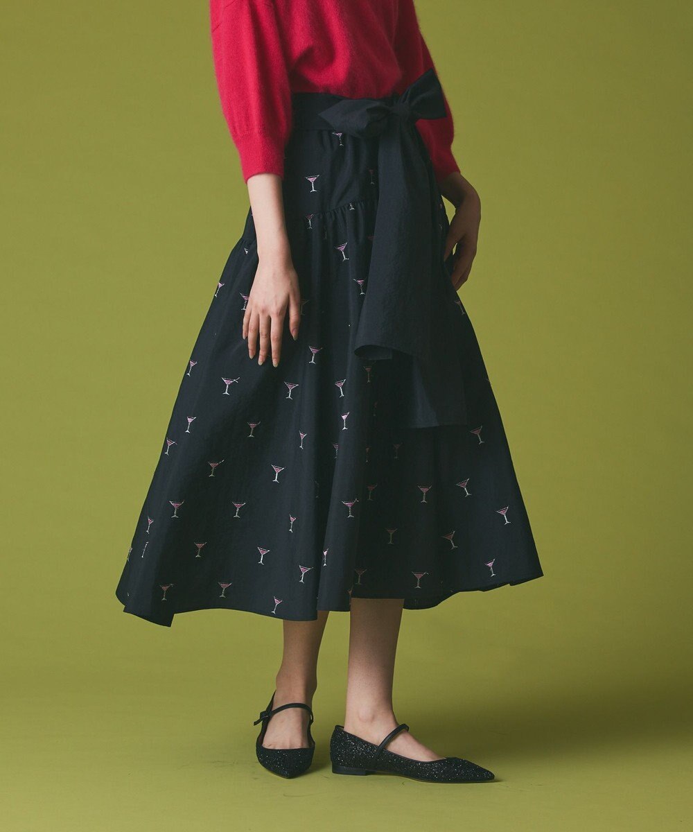 GRACE CONTINENTAL カクテルモチーフスカート 