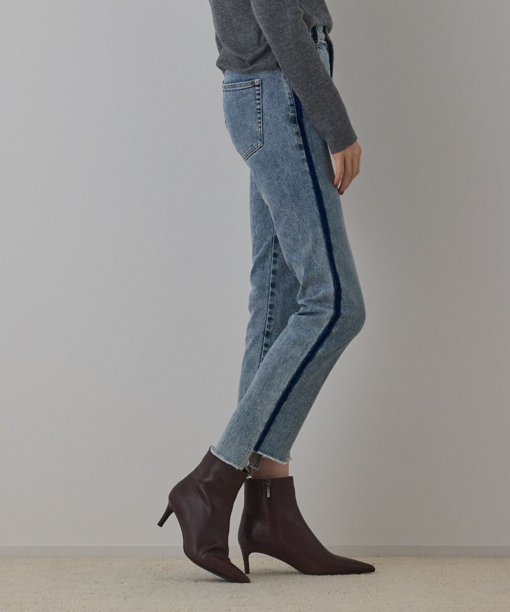 GRACE CONTINENTAL ラインスリムデニムパンツ 