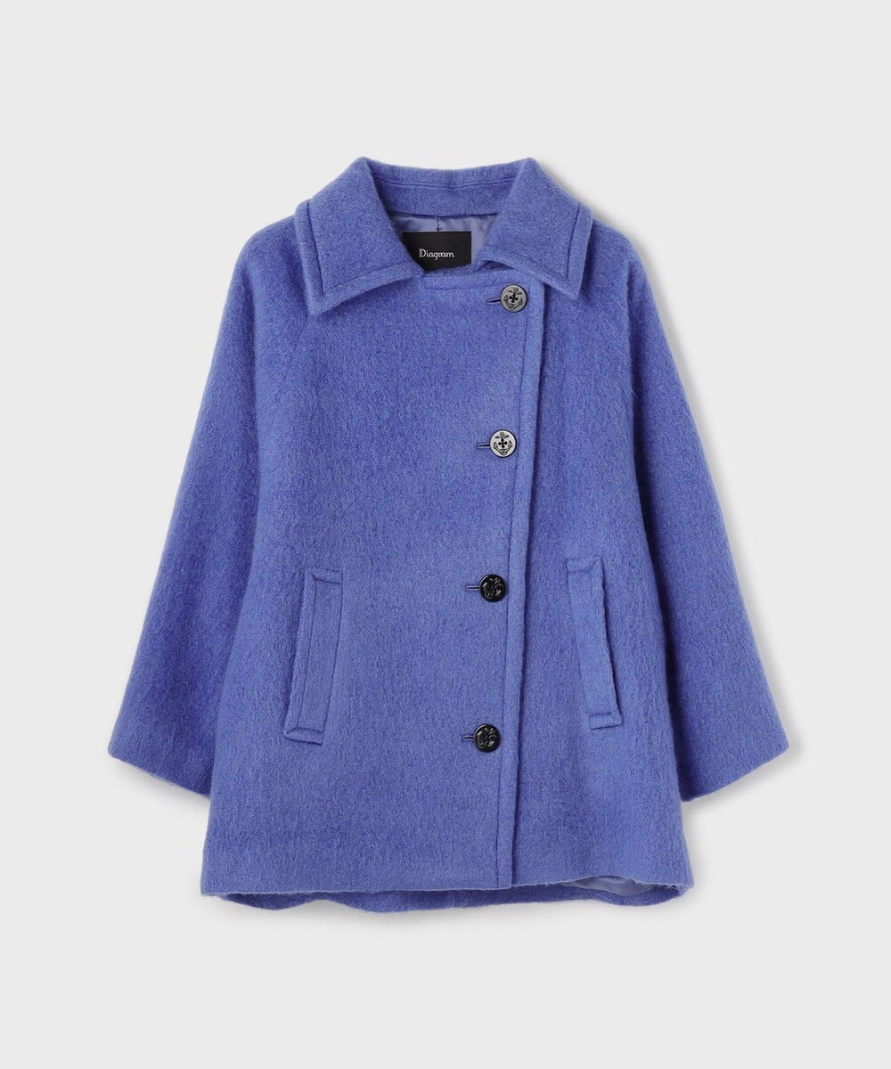 GRACE CONTINENTAL シャギ－ハ－フコ－ト 