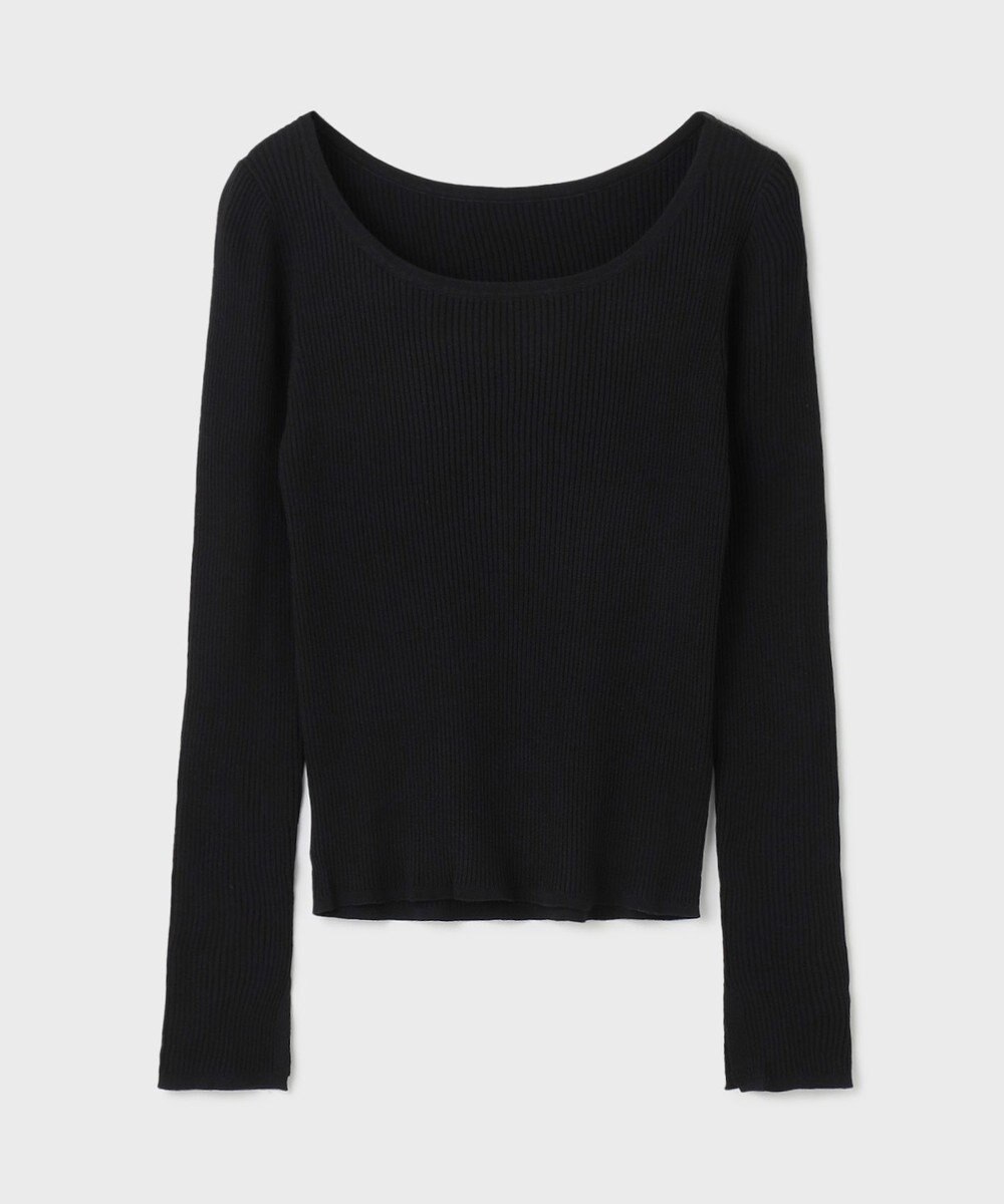 GRACE CONTINENTAL リブニットトップ 