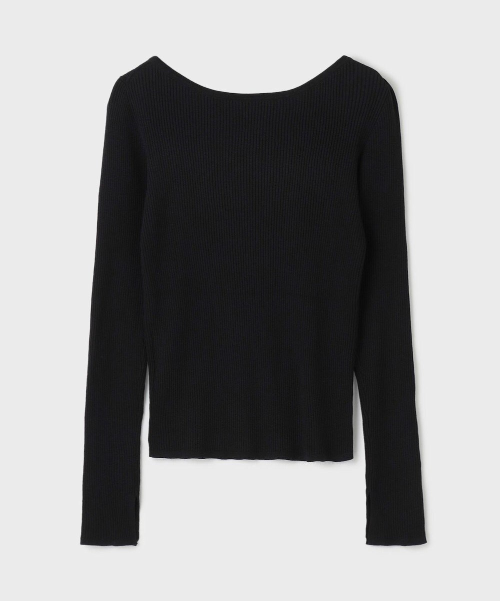 GRACE CONTINENTAL リブニットトップ 