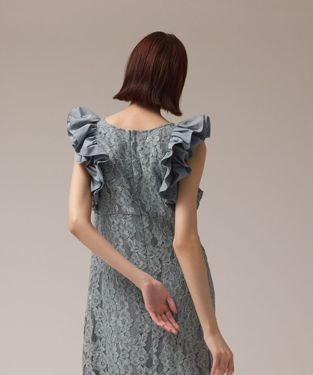 GRACE CONTINENTAL フリルレースワンピース 