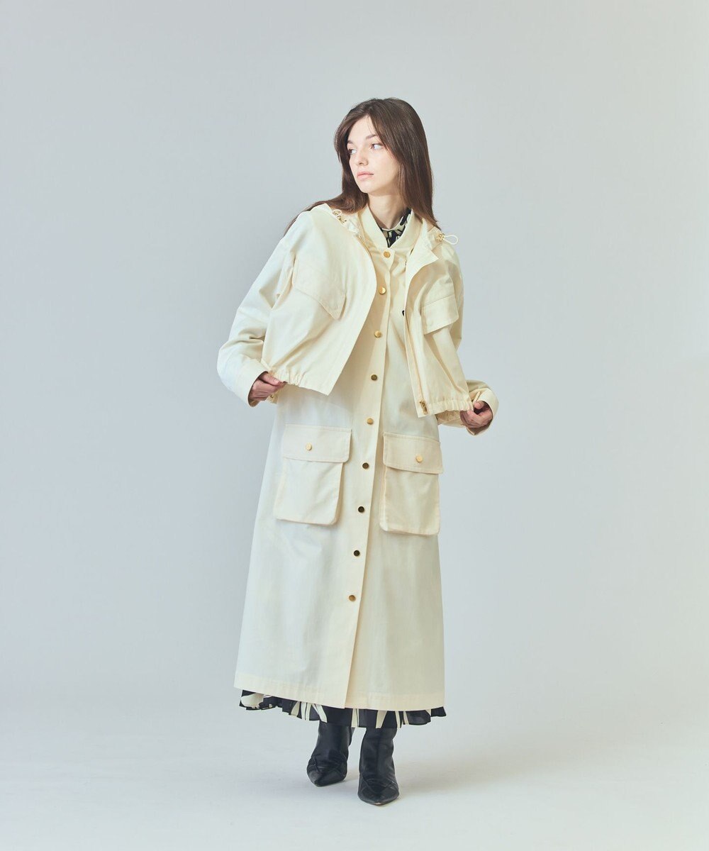 GRACE CONTINENTAL ミリタリー3WAYコート