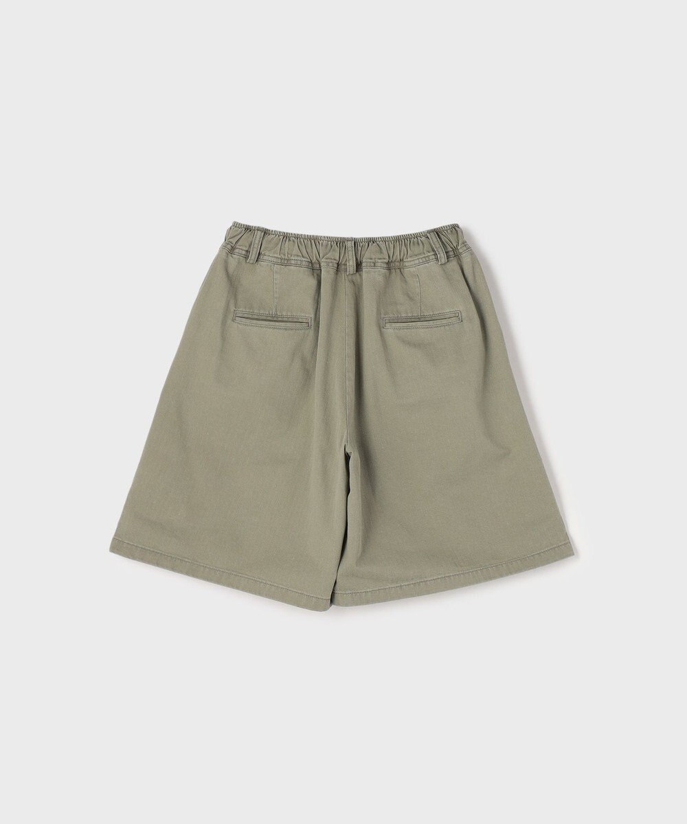 GRACE CONTINENTAL ヘリンボーンツイルハーフパンツ 