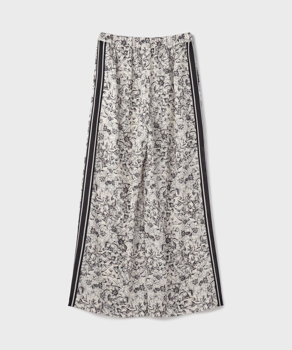 GRACE CONTINENTAL モノトーンフラワープリントパンツ 