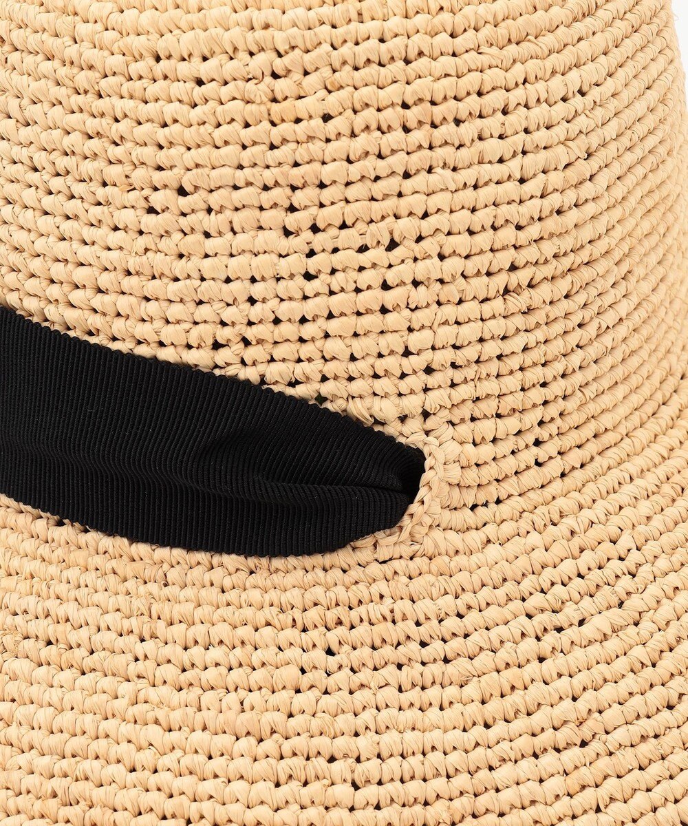 GRACE CONTINENTAL MAISON N.H Parisラフィアリボンハット 