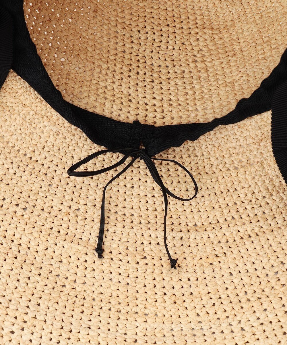 GRACE CONTINENTAL MAISON N.H Parisラフィアリボンハット 