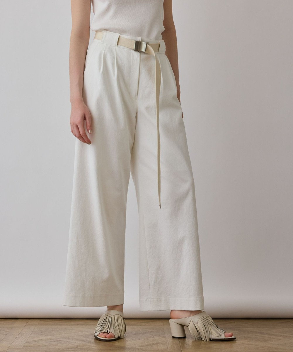GRACE CONTINENTAL ストレッチワイドPNT ホワイト