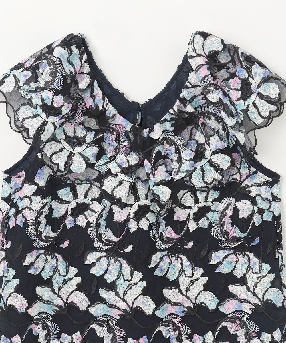 GRACE CONTINENTAL フラワー刺繍プリントトップ 