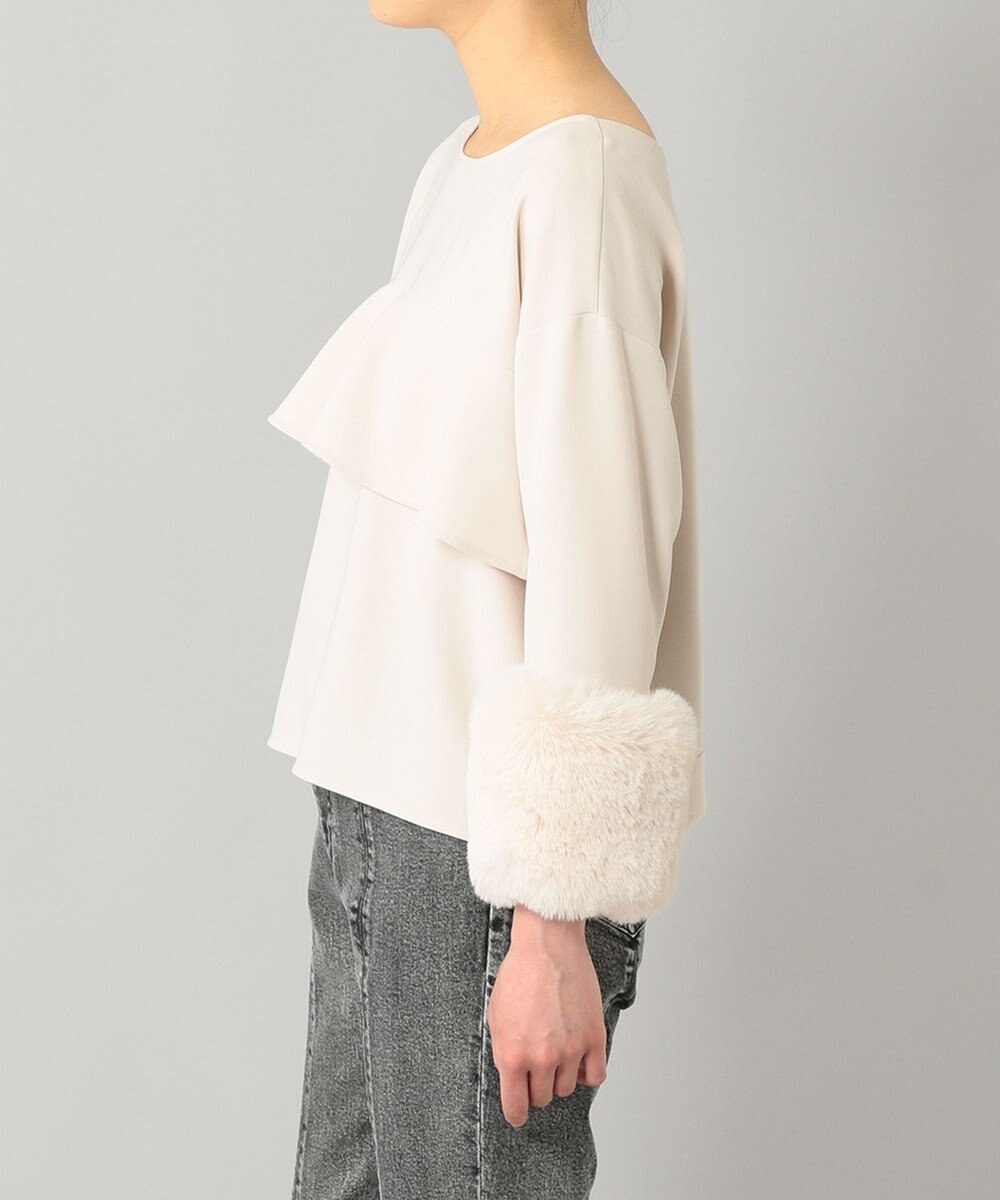 ファーカフス2WAYTOP / GRACE CONTINENTAL | GRACE CONTINENTAL