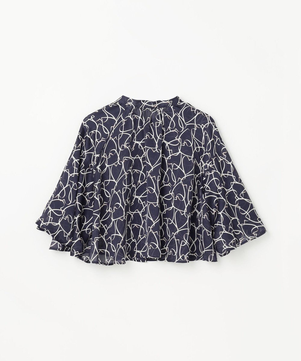 GRACE CONTINENTAL ラインハートケープブラウス 