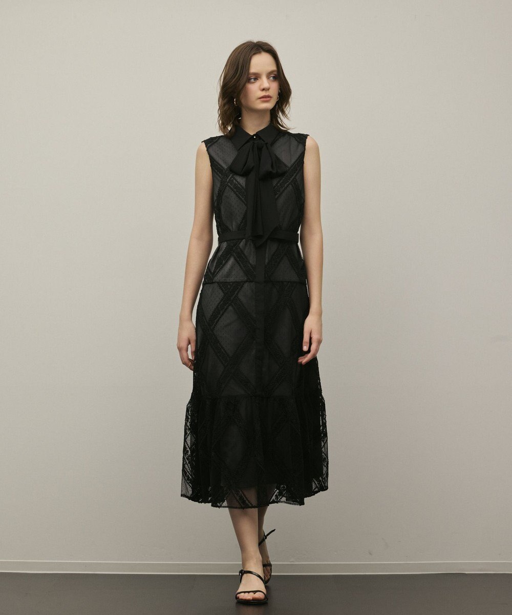 GRACE CONTINENTAL チュールレースワンピース 