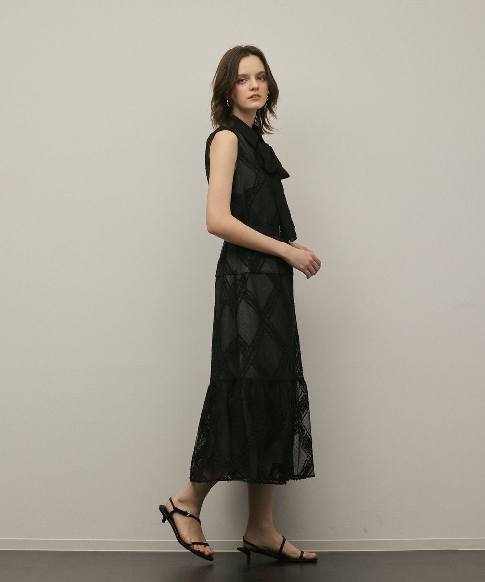 GRACE CONTINENTAL チュールレースワンピース 