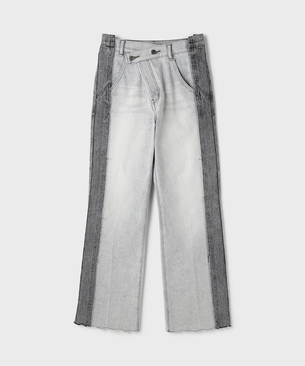 GRACE CONTINENTAL リメイクフレアデニムパンツ 