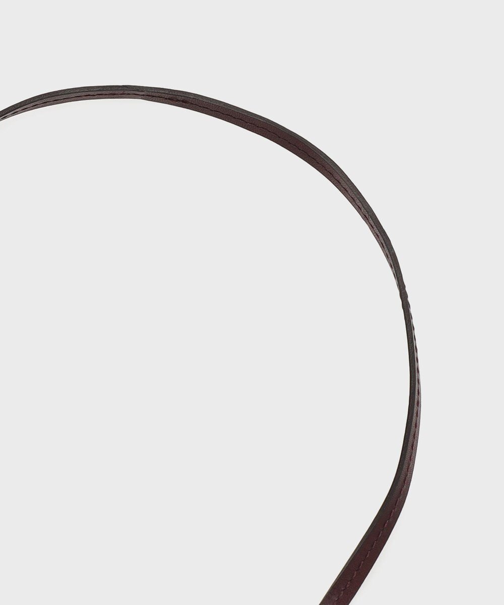 GRACE CONTINENTAL レザーリングネックレス 