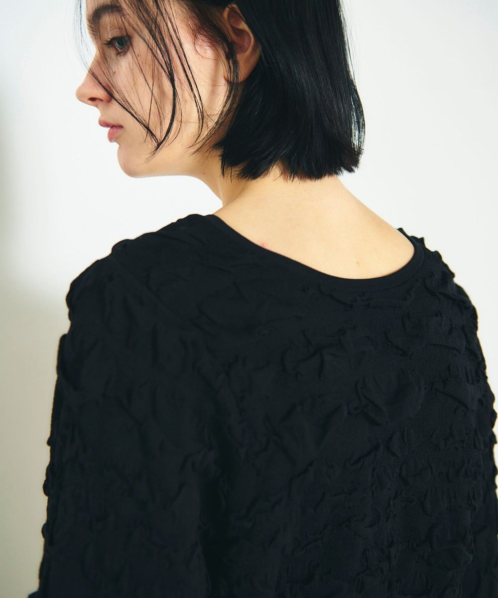 GRACE CONTINENTAL フクレジャガードニットトップ 