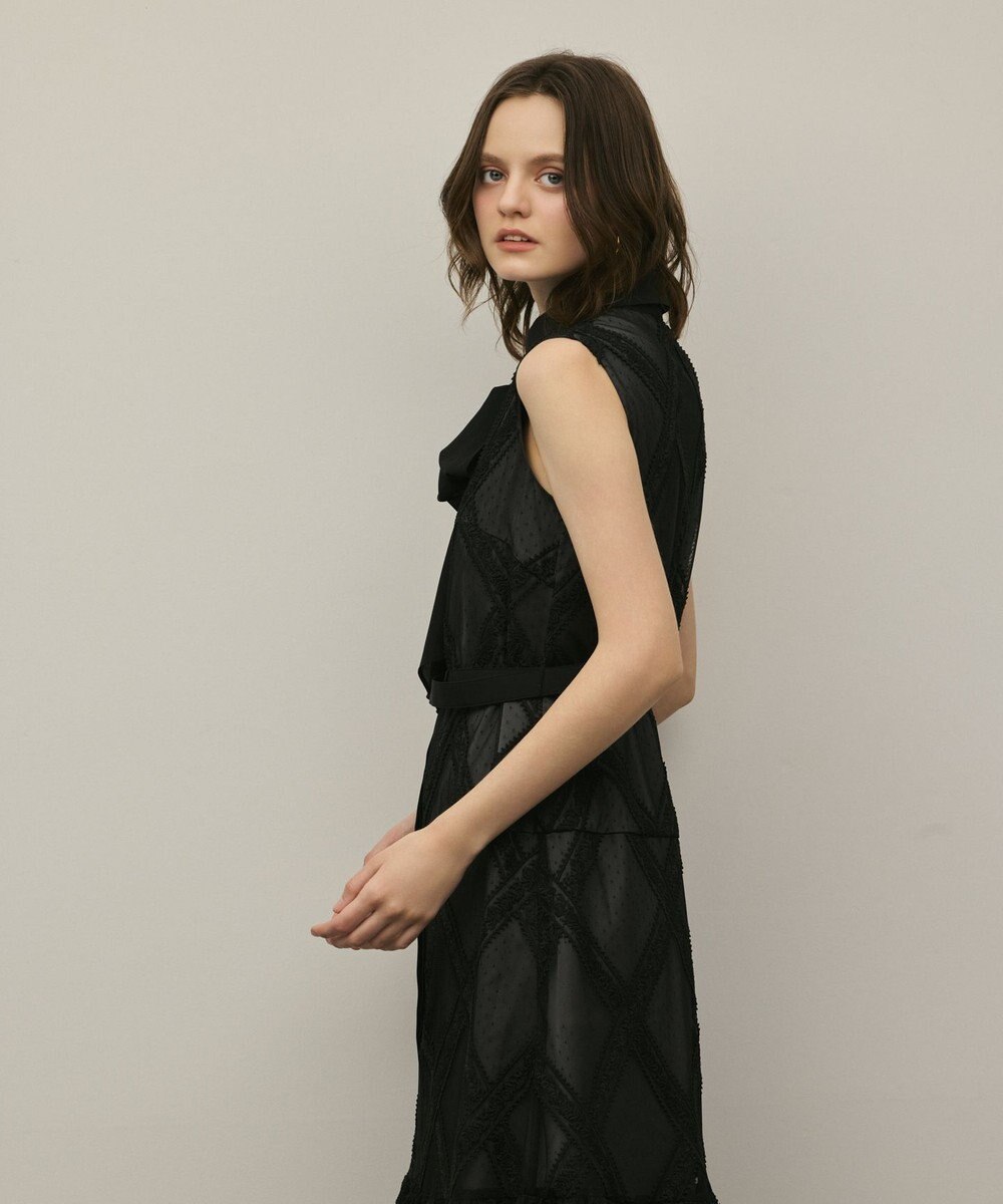 GRACE CONTINENTAL チュールレースワンピース 