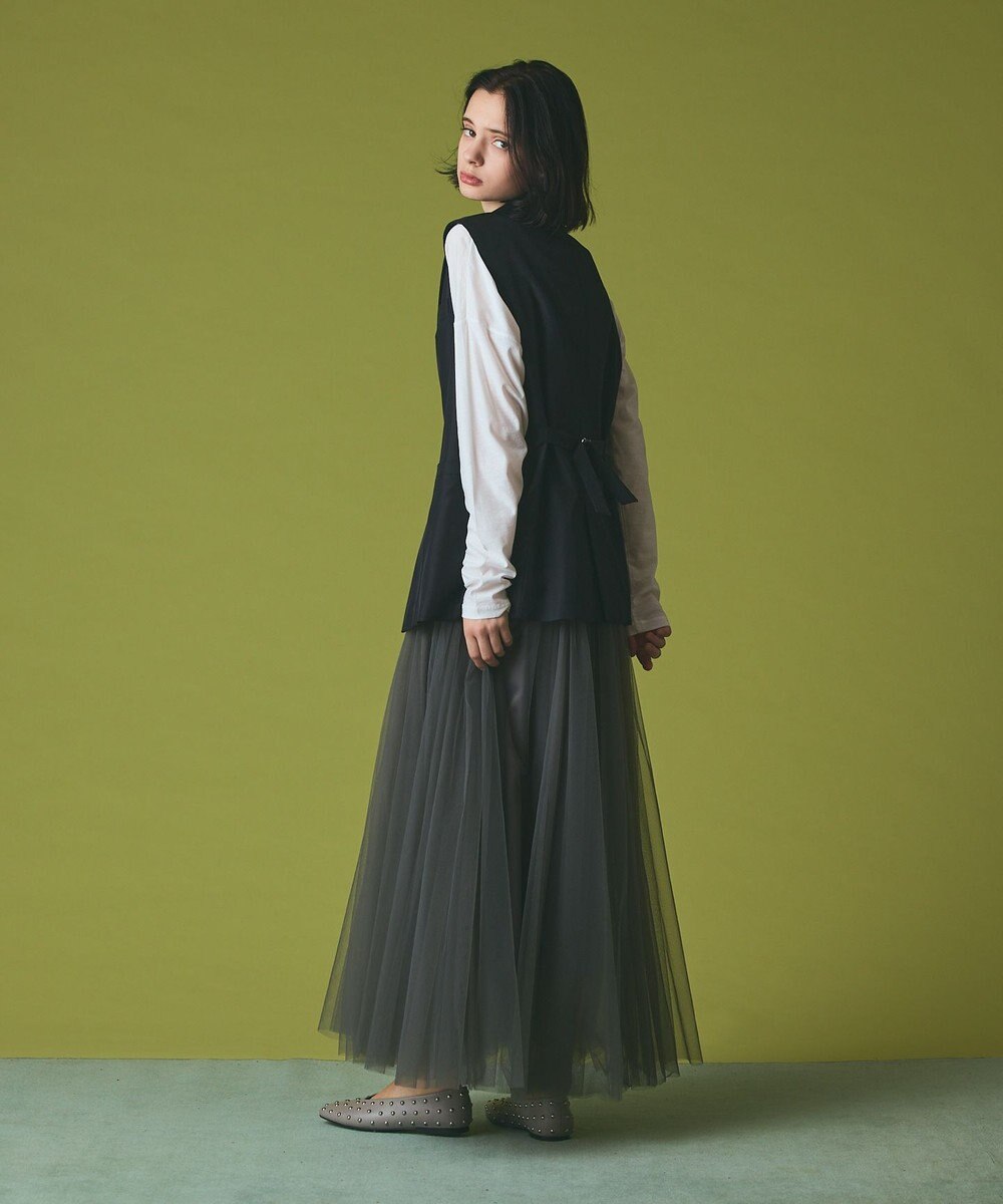 GRACE CONTINENTAL シルクツイルジレ
