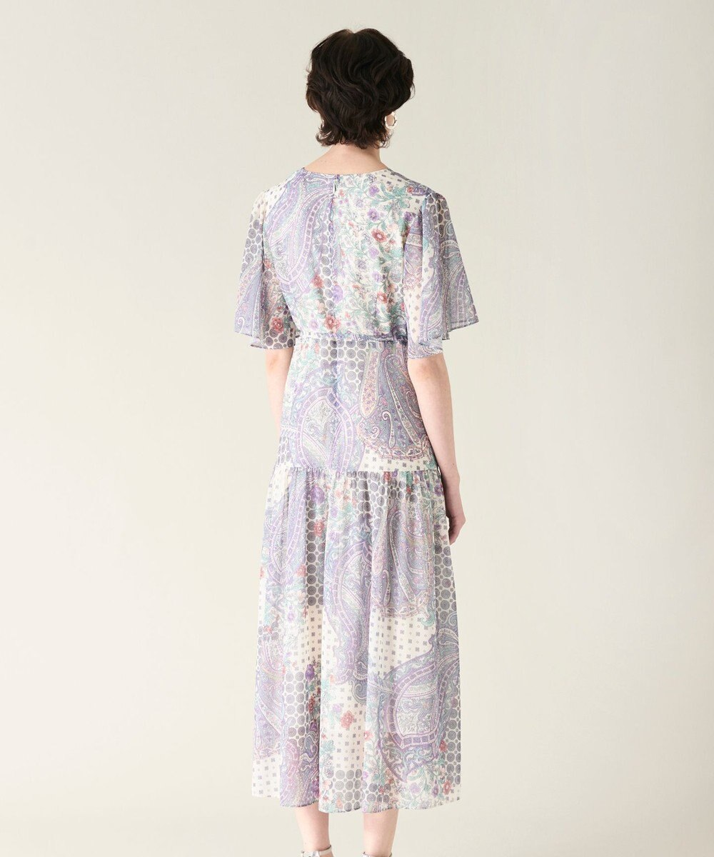 GRACE CONTINENTAL ペイズリーカシュクールワンピース 