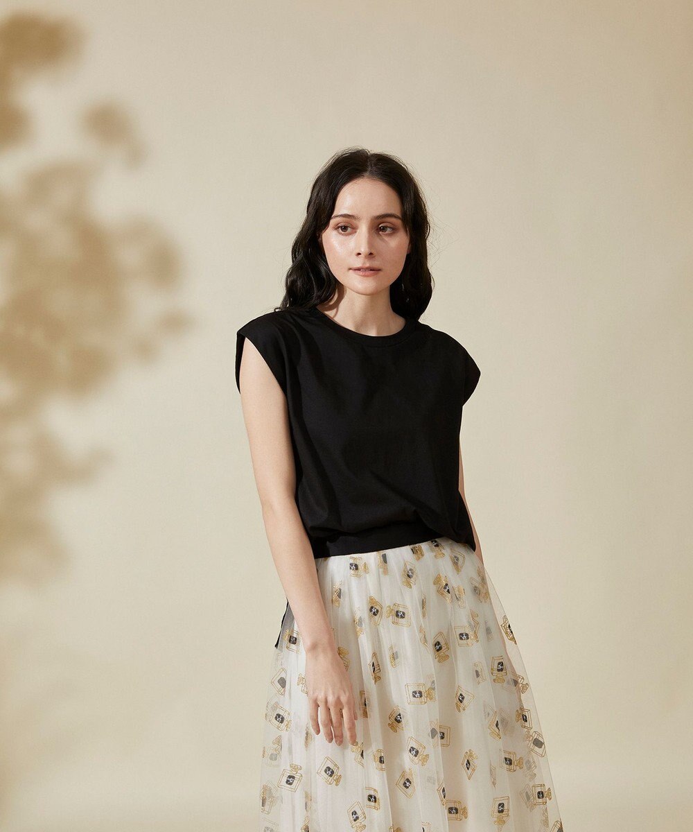 ネックロゴ刺繍ノースリーブ / GRACE CONTINENTAL | GRACE
