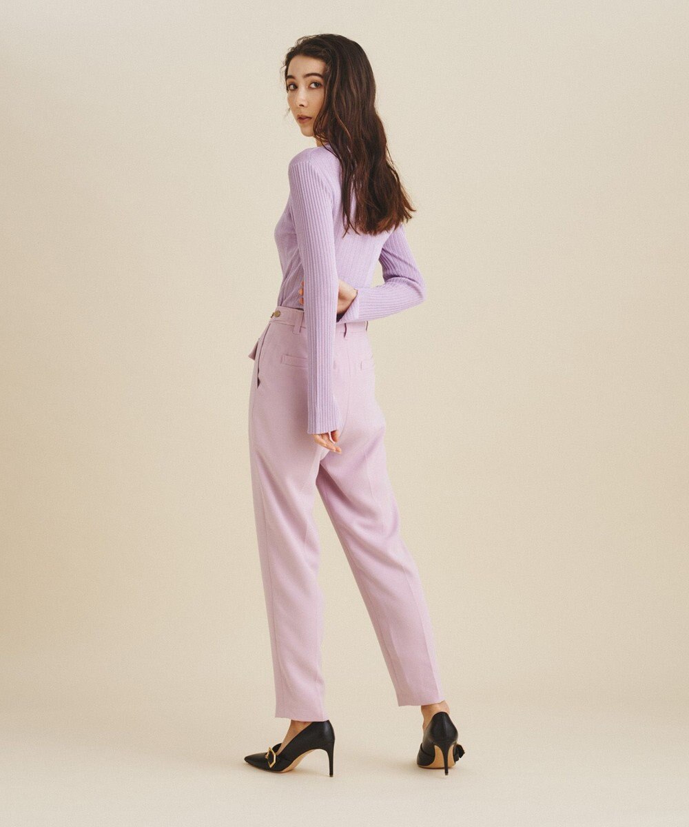 GRACE CONTINENTAL フロントフラップスリムパンツ